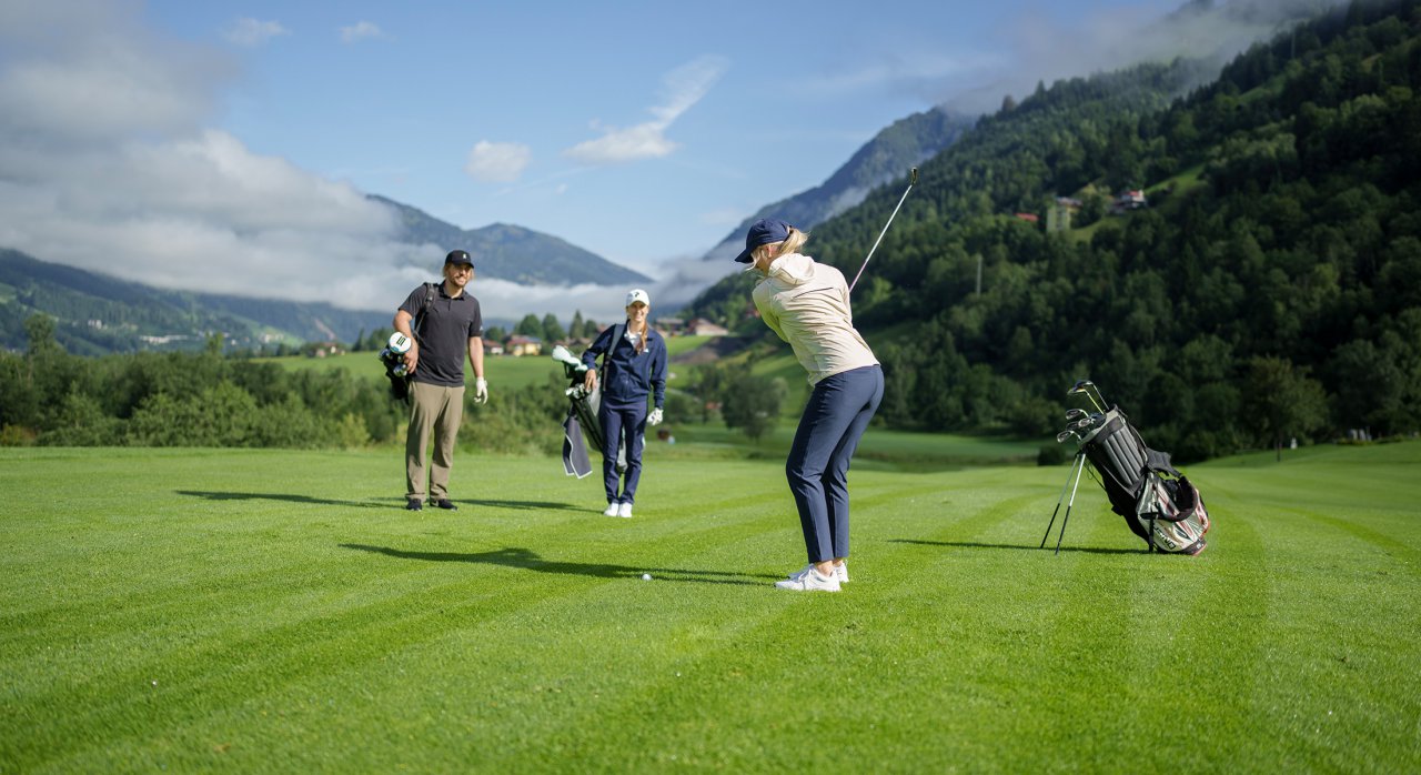 Golf auf der Driving Range