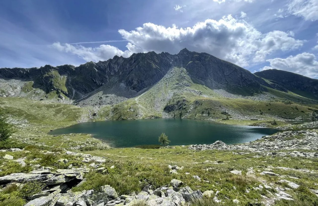 Glasklarer Palfnersee am Graukogel