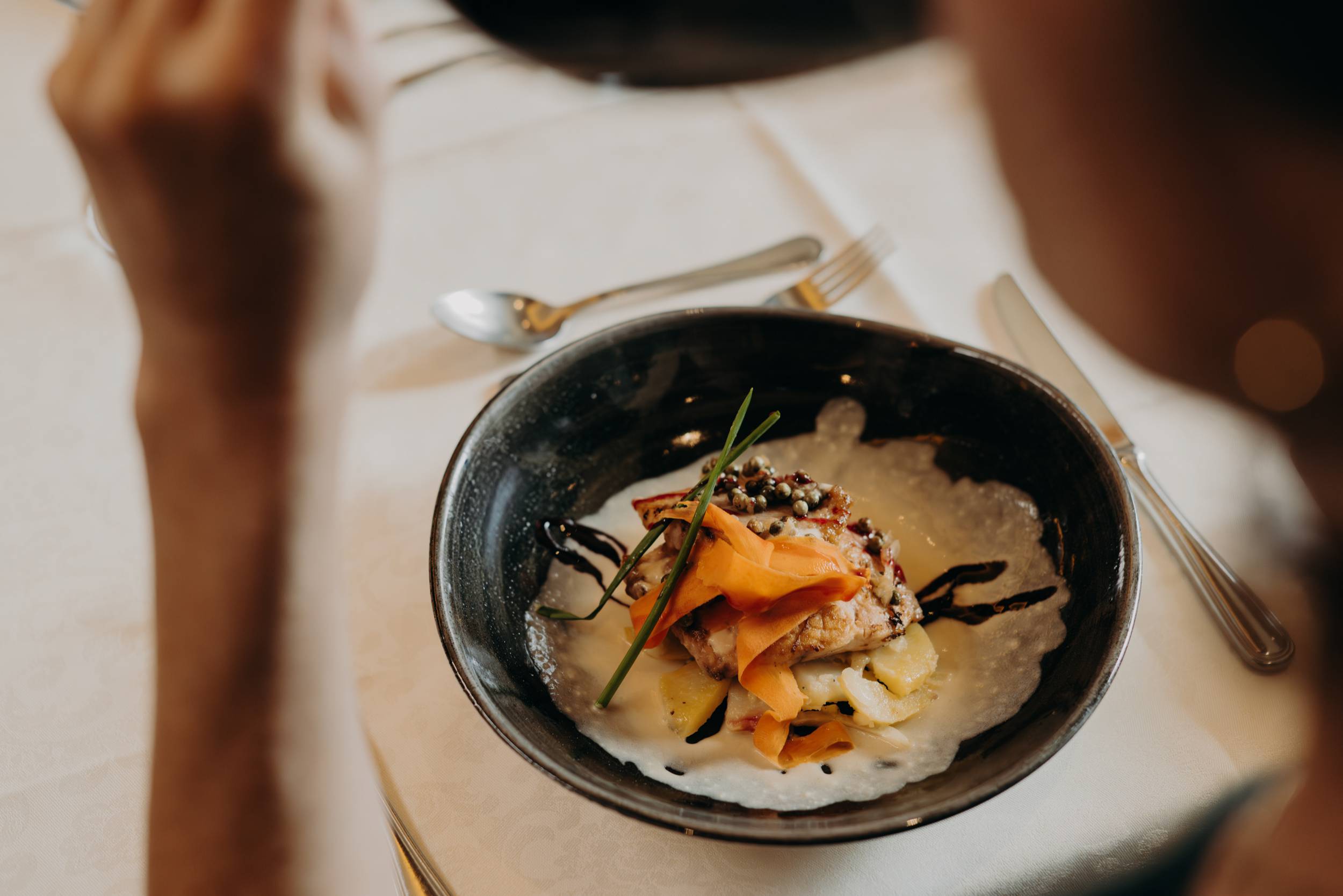 Frisches und leckeres Essen im Restaurant des Hotel Sonngastein