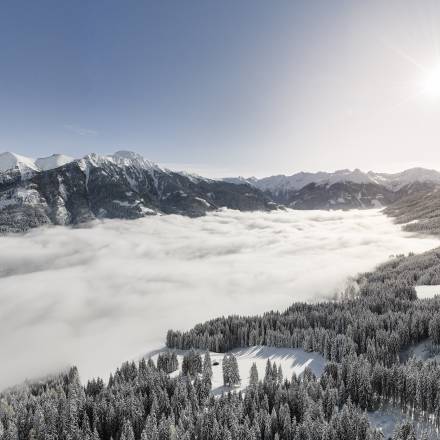Panorama auf den Winter im Gasteinertal