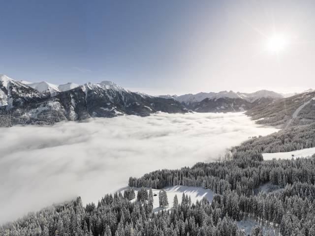 Panorama auf den Winter im Gasteinertal