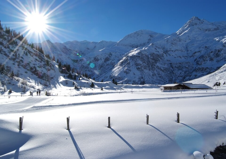 Verschneites Gasteinertal