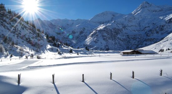 Verschneites Gasteinertal